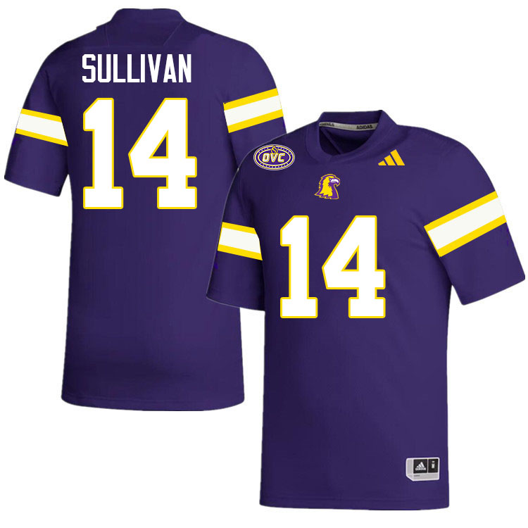 Tennessee Tech Golden Eagles #14 Maury Sullivan College Football Jerseys,Uniforms-Purple
